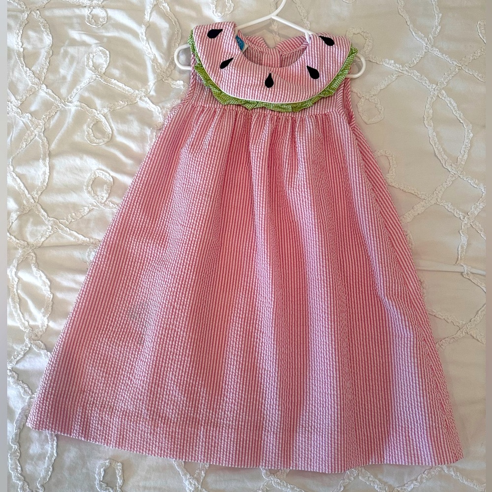 Seersucker Summer Dress